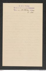 k.k. naturhistorisches Hofmuseum, Intendanzakten 1885-1896 (Hauer), Aktenzahl Z.644/1892, Seite 1